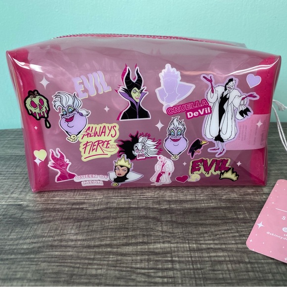 🖤 *NWT* Disney SKINNYDIP LONDON Villains Cosmetic Bag - Picture 3 of 6